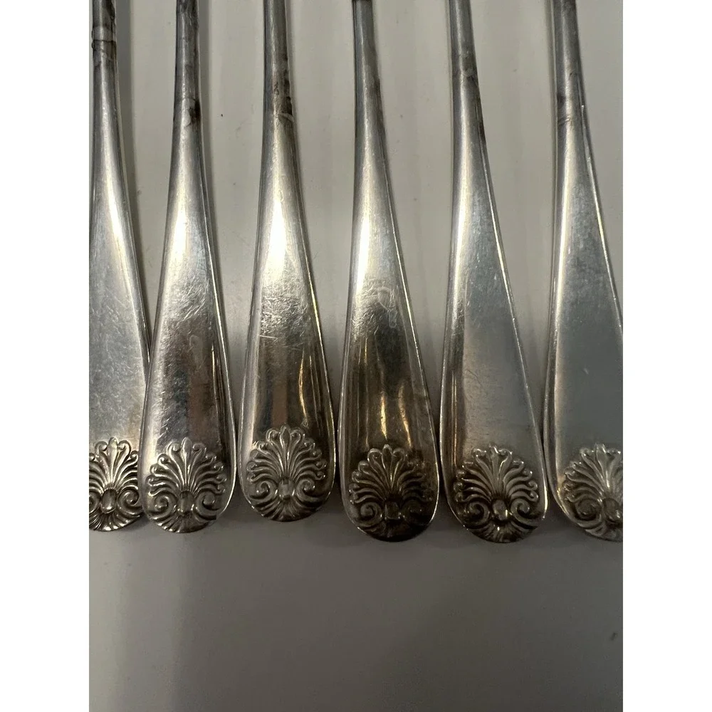 Vintage 1847 Rogers Bros A1 Set Of 12‎ Cocktail Forks Silver Plated
